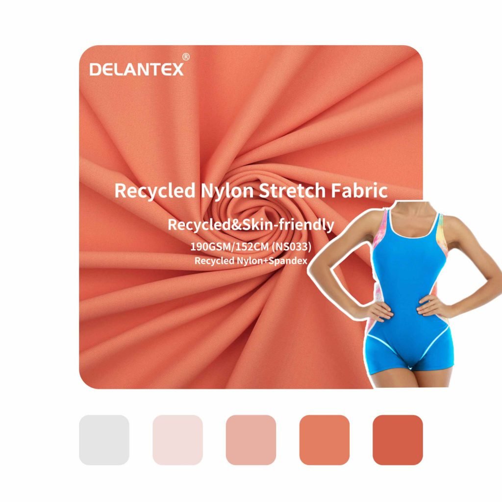 Delantex Polyester Spandex Stretch Leggings Yoga Wear Swim Wear